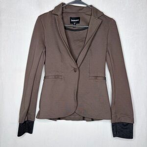 Betabrand Brown Blazer Jacket
